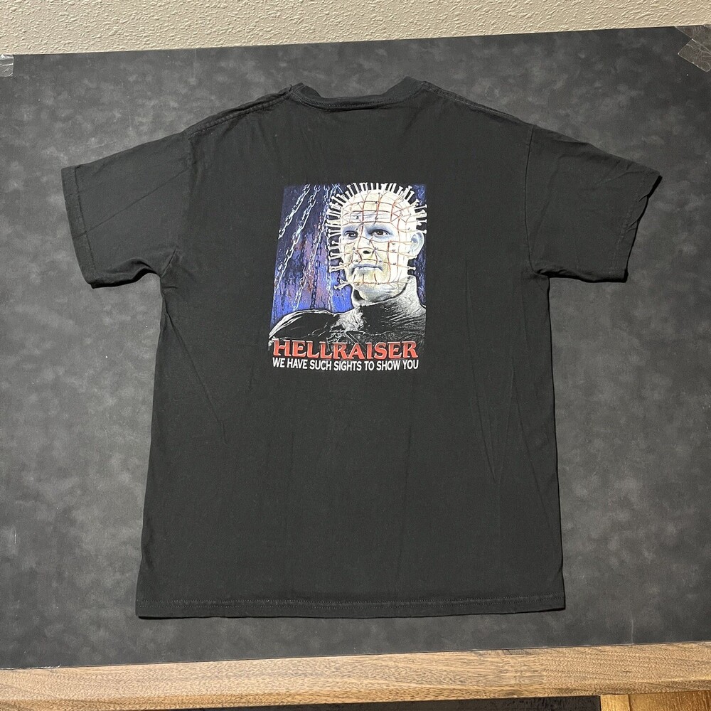 Vintage Pinhead Hellraiser Shirt Neca Toys Reel Horror Halloween 90s Y2K Figure
